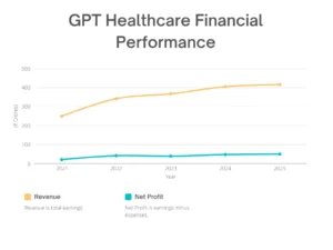 GPT Healthcare share price target Financial Performance